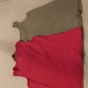 Two women's size large tank tops